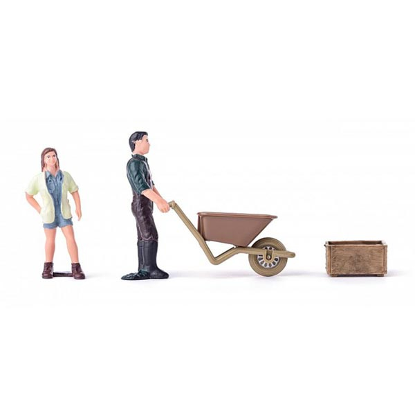 WOODY Velika drvena farma sa ljudima, životinjama i opremom 90261 - pogled 5