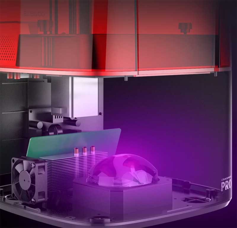 3D Štampač Elegoo Mars 3 Pro mSLA 4K - pogled 5