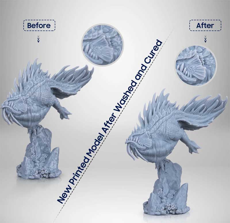 Aparat za pranje modela odštampanih na 3D štampaču Elegoo Mercury Plus 2.0 - pogled 5