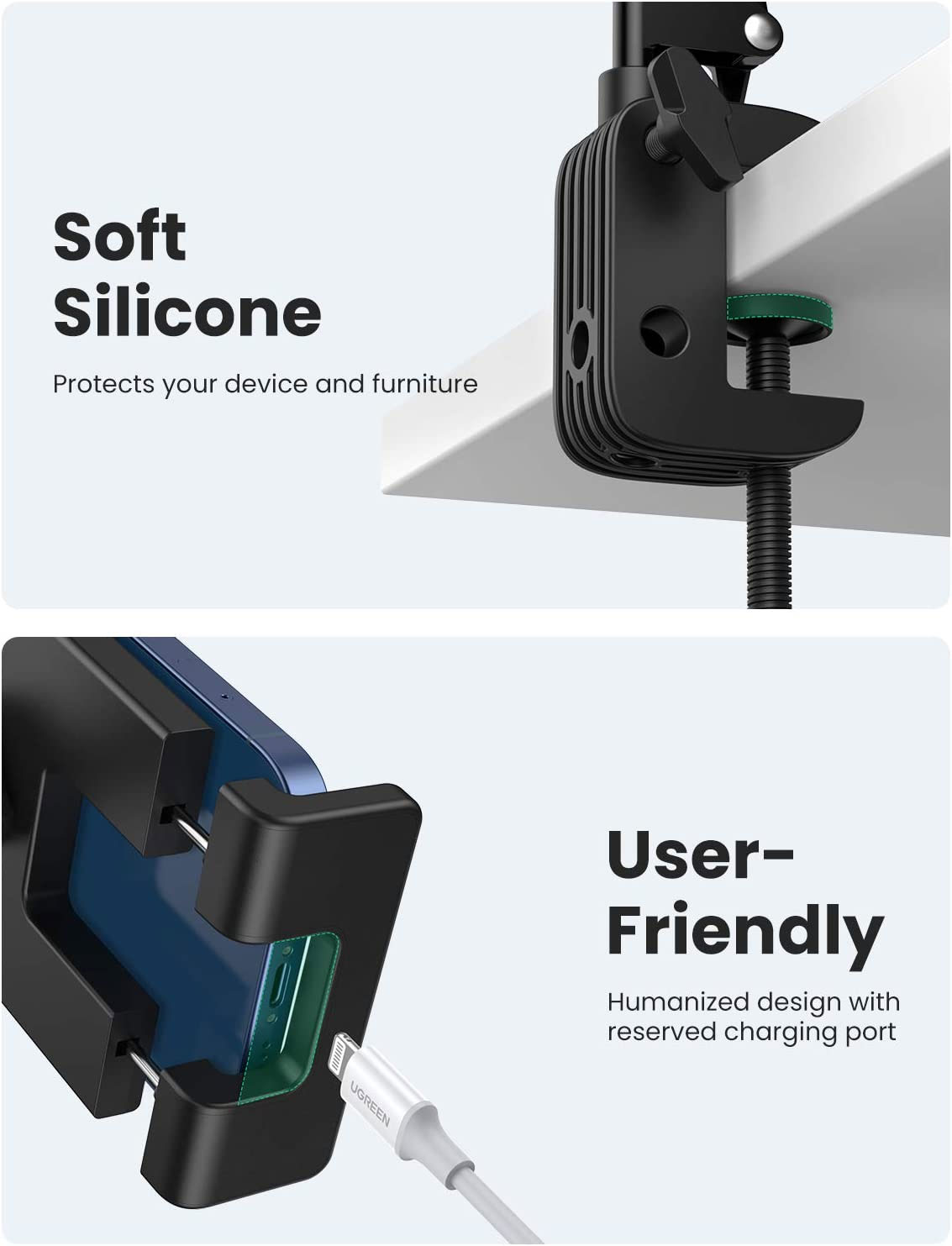 Stoni držač za mobilni telefon ili tablet Ugreen LP142 - pogled 5