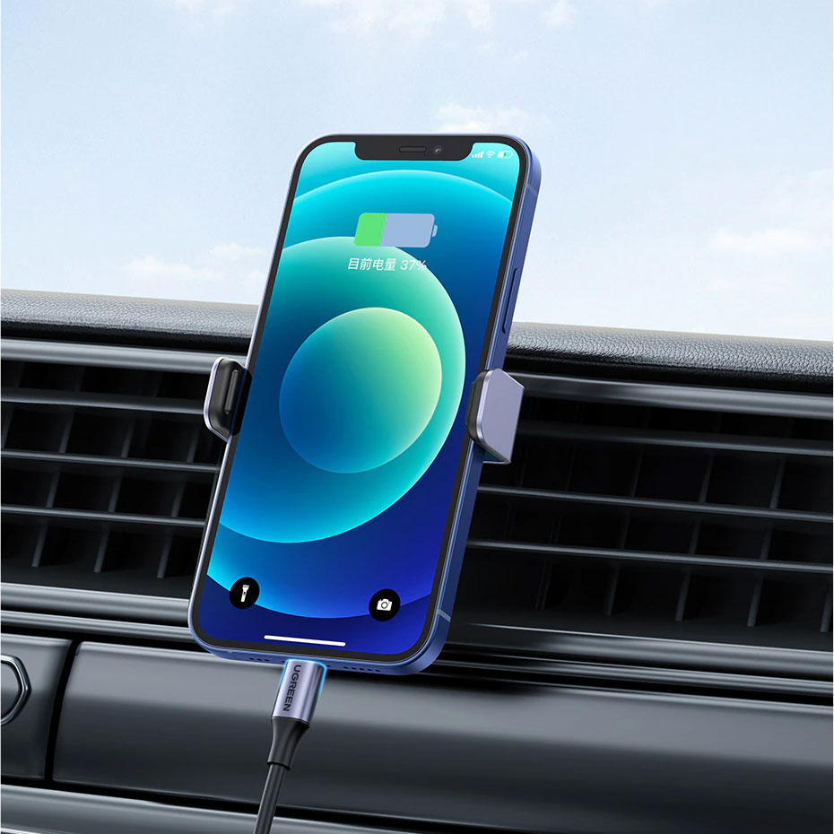 Držač za mobilni za ventilacioni otvor Ugreen LP120 Metal Black - pogled 5