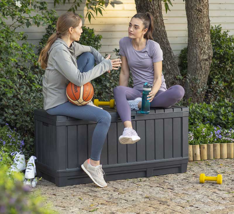 Sanduk za odlaganje stvari Keter Kentwood 350L Grafit 249462 - pogled 5