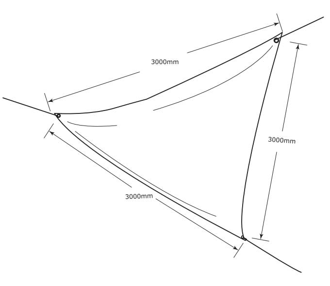 Trougaona tenda Shield Vario 3x3x3m Assorted - pogled 5