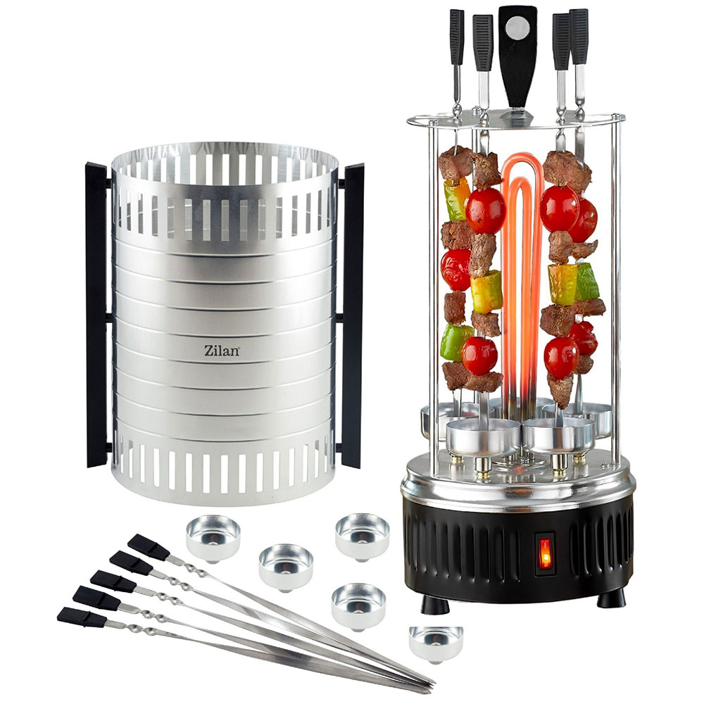 Električni uspravni roštilj za ražnjiće Zilan ZLN5565 - pogled 5