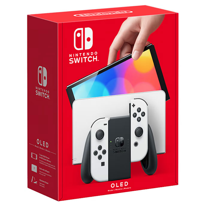 Nintendo Switch Prenosna Konzola OLED Model White - pogled 5