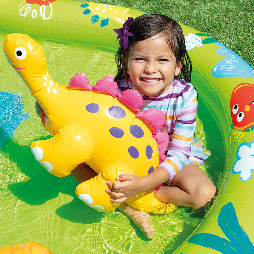 Vodena igraonica na naduvavanje za decu Intex Mali Dino 57166 - pogled 5