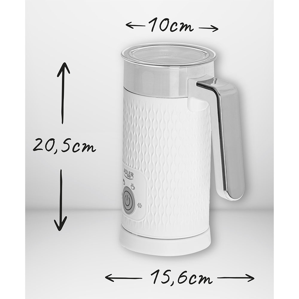 Aparat za pravljenje pene od mleka i mlečnih napitaka Adler AD 4494 - pogled 5