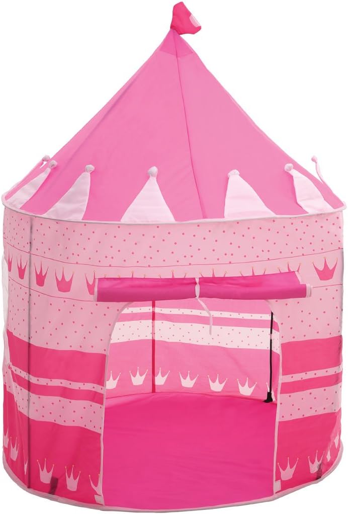 Dečiji Šator Za Igru i Kampovanje - Pink Castle 105 x 135 cm - pogled 5