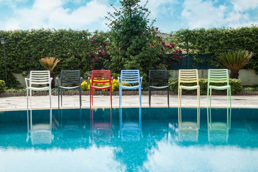 Baštenska stolica sa naslonima za ruke Tilia Louise XL Pistachio - pogled 5