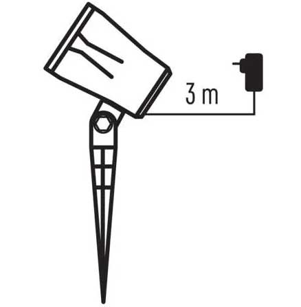 LED projektor Pahulje CW Za spoljnu upotrebu Emos DCPC04 - pogled 5