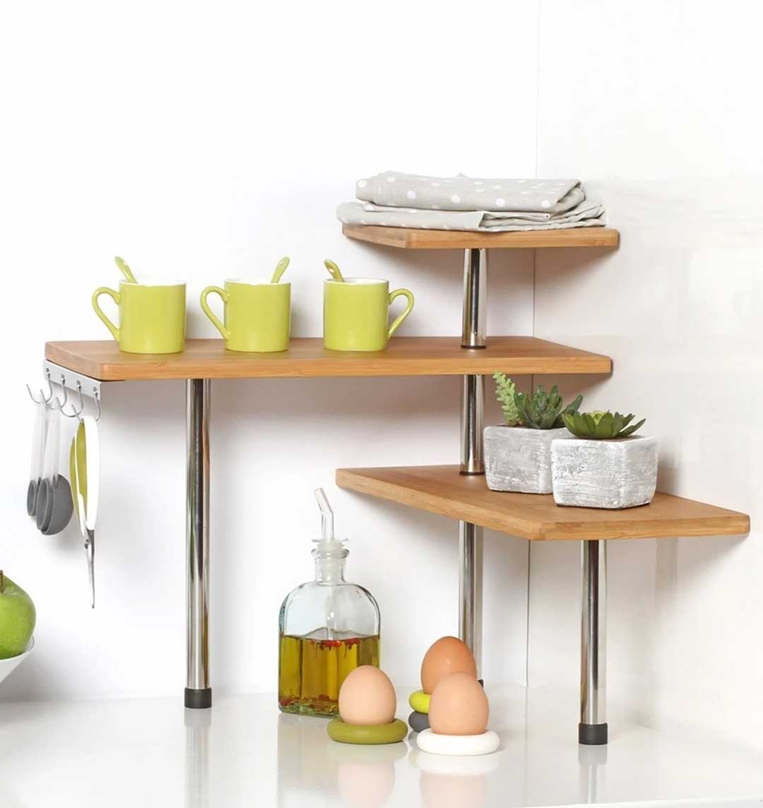 Ugaona Kuhinjska Polica sa 3 Nivoa 5five Simply Smart - pogled 5