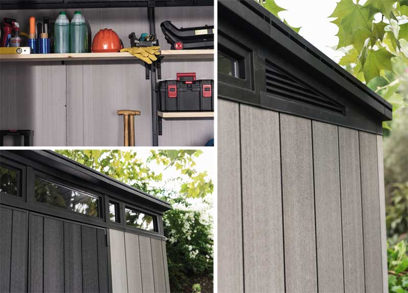 Šupa za baštu i dvorište Keter Artisan 9X7FT - pogled 5