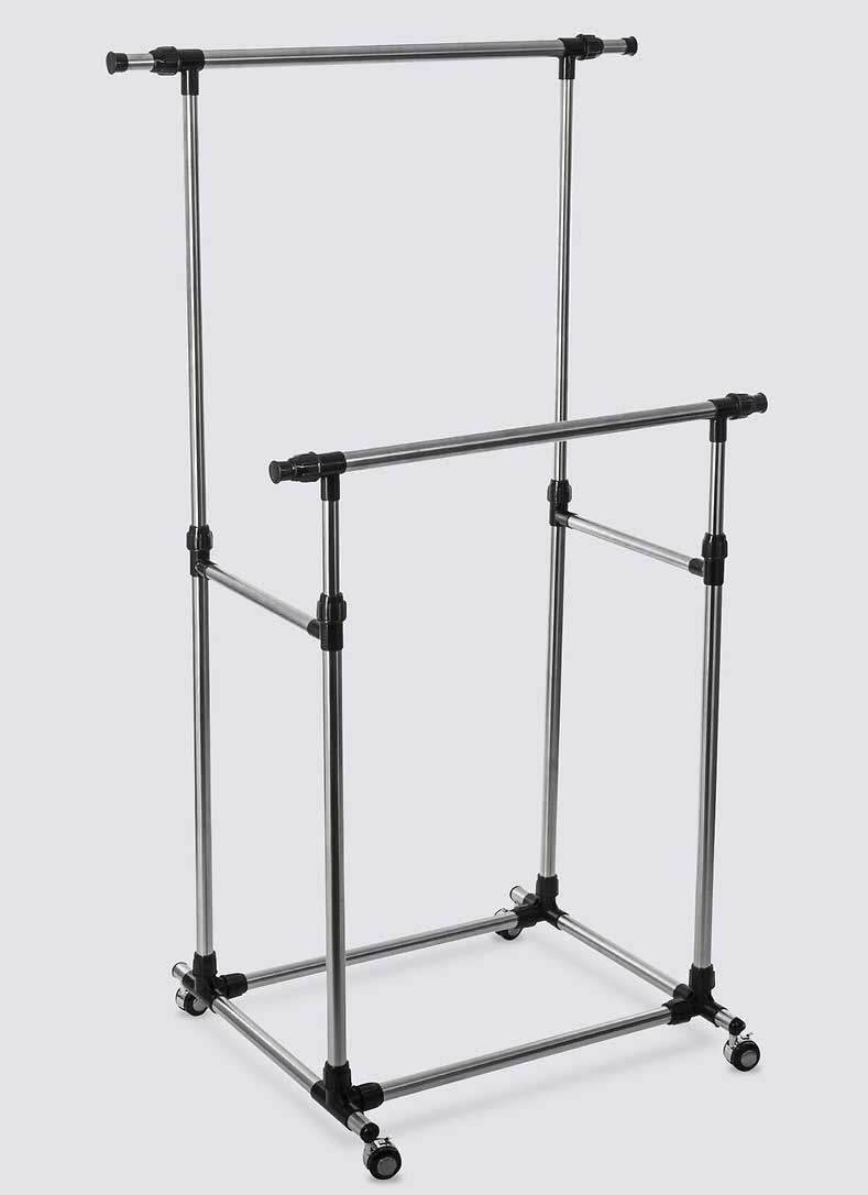 Stalak Za Garderobu - Podesiv Po Širini i Visini - Dupli 5five Simply Smart - pogled 5