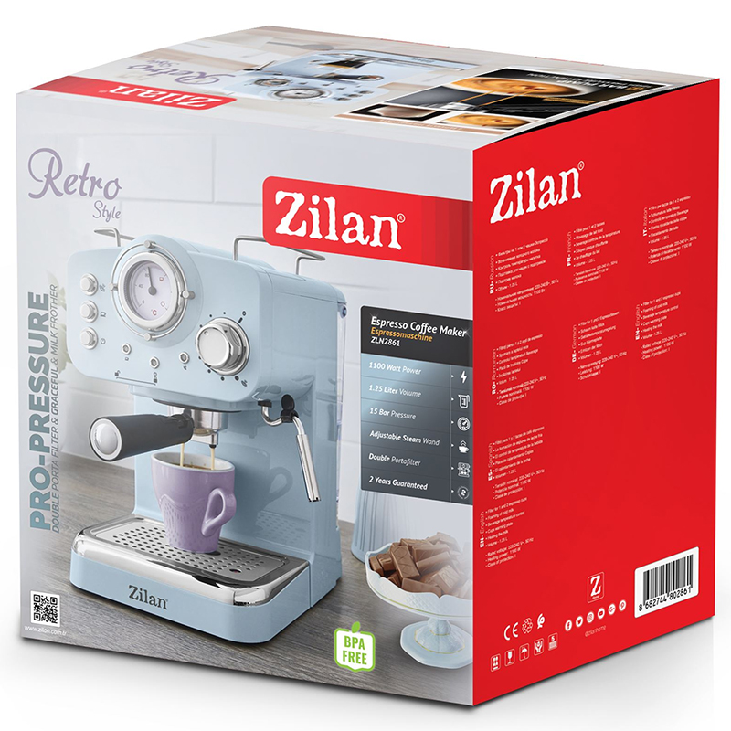 Espresso aparat Zilan ZLN2861 - pogled 5