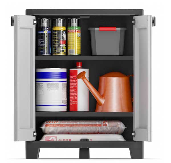 Dvokrilni ormarić sa policama Kis Titan Base - pogled 5