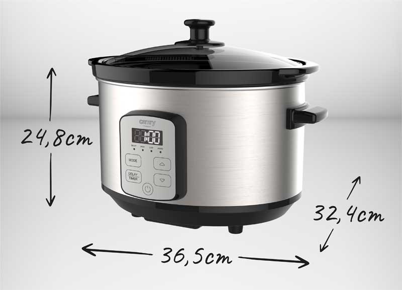 Aparat za sporo kuvanje sa tajmerom Krčko 4.7L Camry CR 6414 - pogled 5