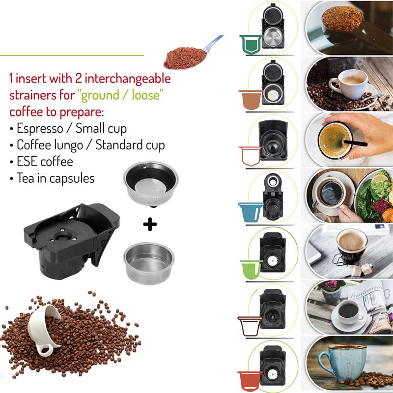 Aparat za kafu iz kapsula različitih brendova Camry CR 4414 - pogled 5