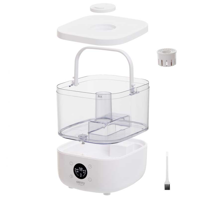 Ultrazvučni ovlaživač vazduha sa rezervoarom od 5 litara Camry CR 7973w - pogled 5