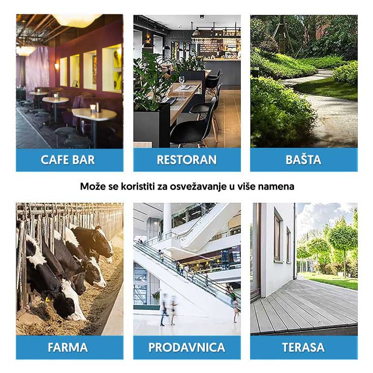 Ventilator sa raspršivačem 350W Prosto MSF2603C - pogled 5