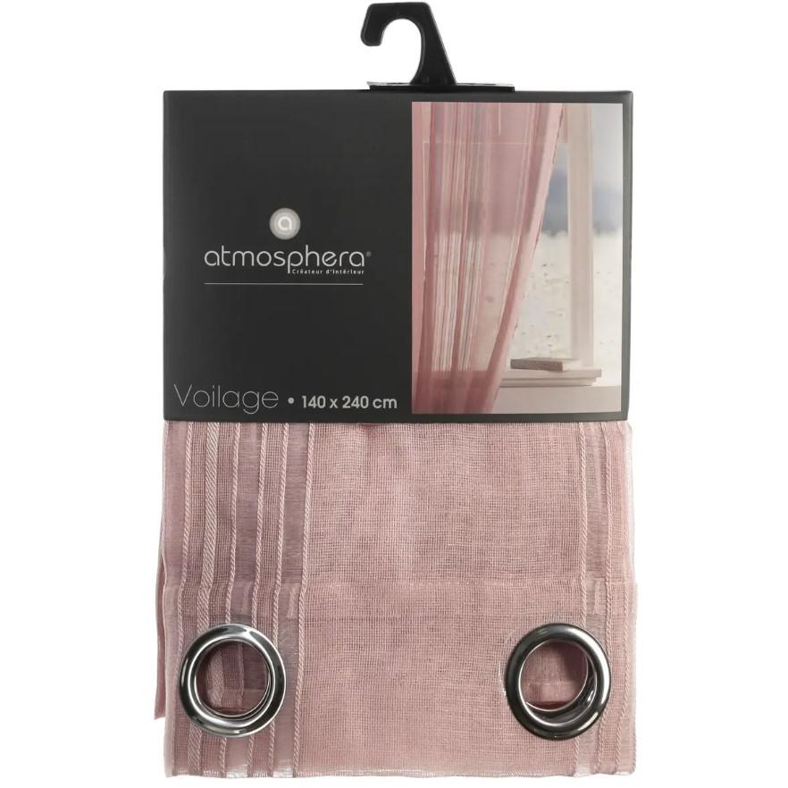 Atmosphera Zavesa Lisa 140x240cm Poliester Roze - pogled 5