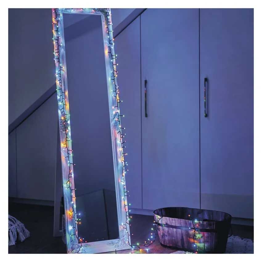 Novogodišnje Multikolor Lampice 12m 600LED Sa tajmerom Emos D4BM03 - pogled 5