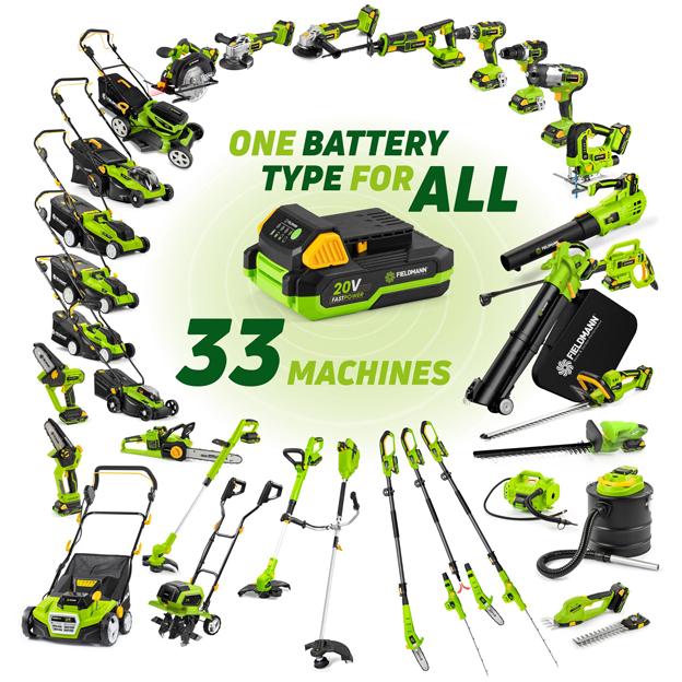 Fieldmann FDUB 70215-0 akumulatorska ugaona brusilica 20V (bez baterije i punjača) - pogled 5