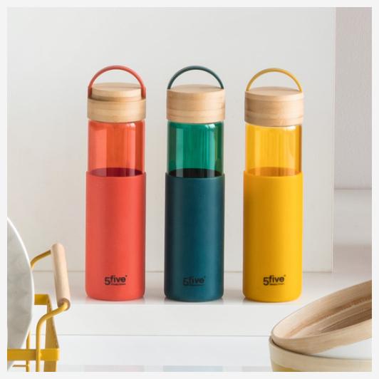 Five Boca Modern 0.55 Lit 6.8 x 24 cm Staklo Bela - pogled 5