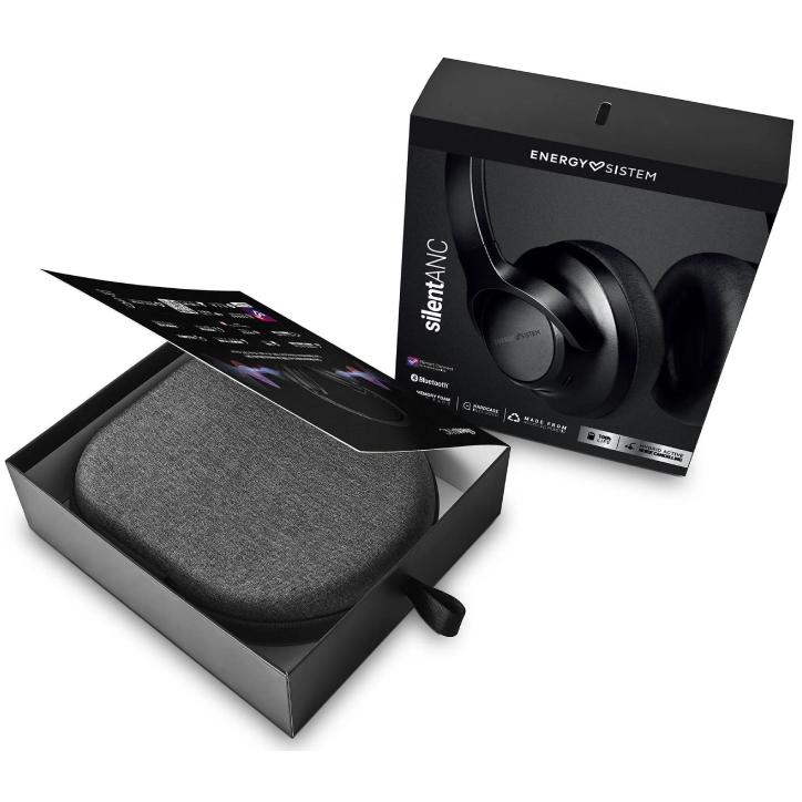 ENERGY SISTEM Silent ANC Bluetooth crne slušalice - pogled 5