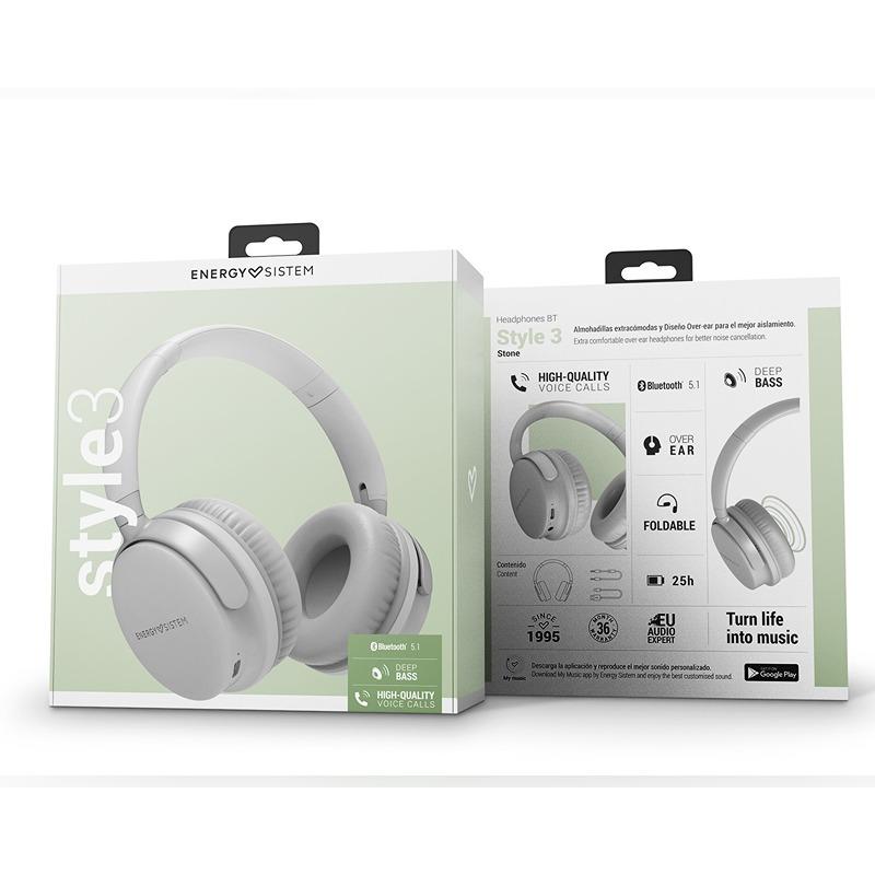 Energy Sistem Style 3 Denim Bluetooth slušalice bež M45303 - pogled 5