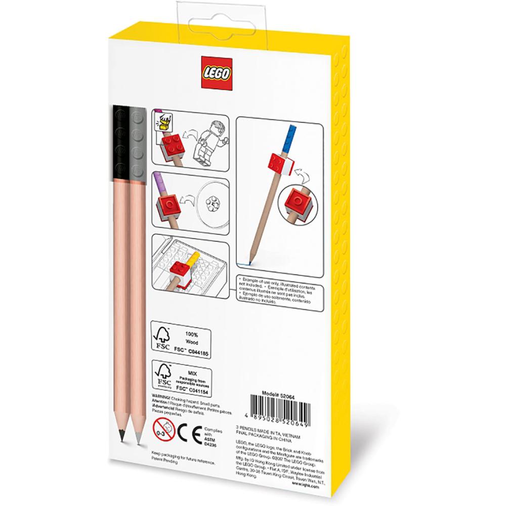 LEGO® Drvene bojice sa držačem za kocke 12 komada - pogled 5