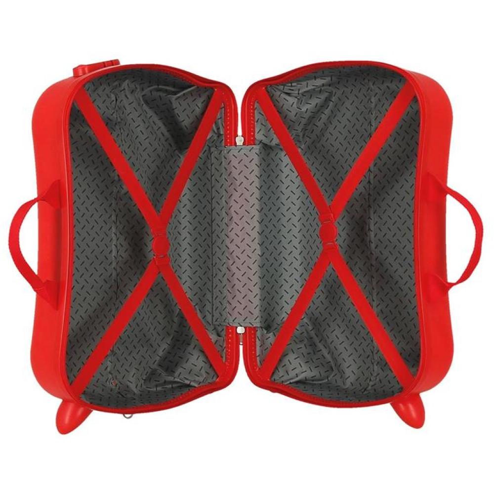 Dečiji kofer za put i vožnju Spiderman Urban red 29398 - pogled 5