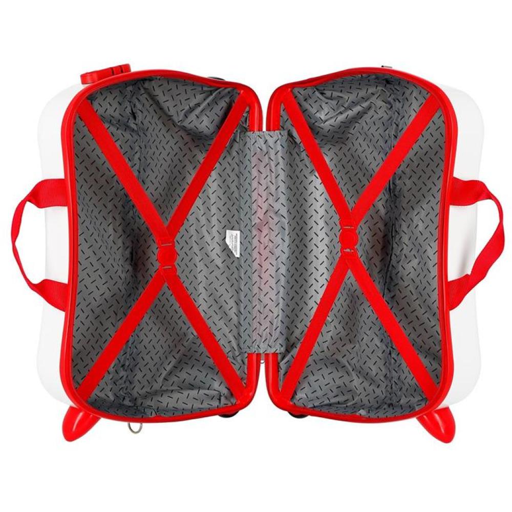 Dečiji putni kofer za vožnju Disney Mickey 3D white 29298 - pogled 5