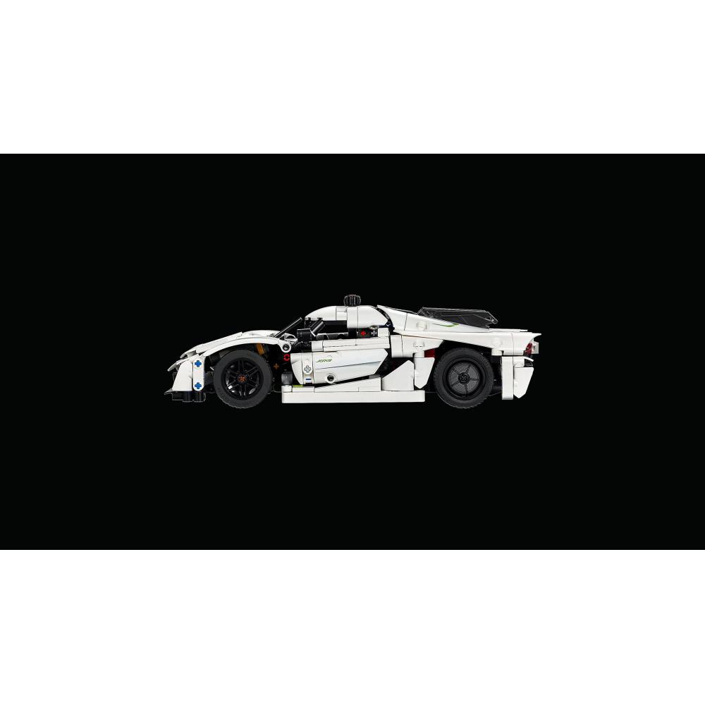 LEGO® Technic™ Koenigsegg Jesko Absolut Beli Hiperautomobil 42184 - pogled 5