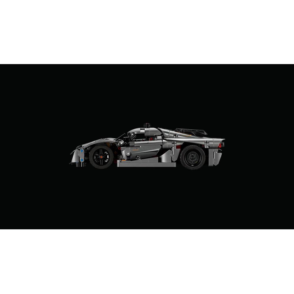 LEGO® Technic™ 42173 Koenigsegg Jesko Absolut Sivi Hiperautomobil - pogled 5