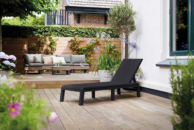 Keter Sklopiva ležaljka Mallorca Graphitte - pogled 5