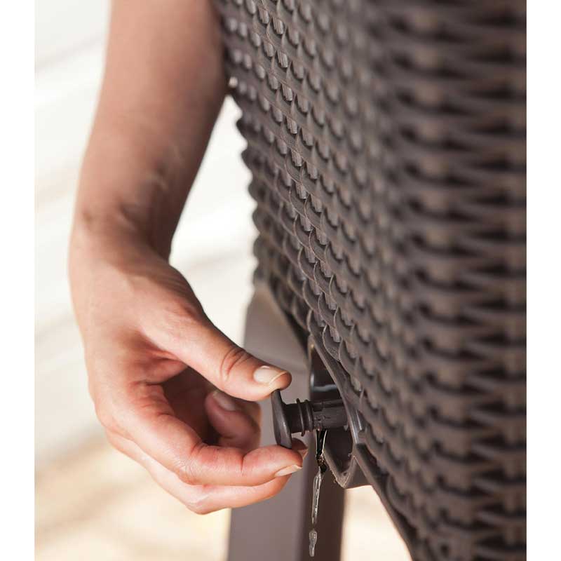 Keter Visoka žardinjera Easy Grow 120L Braon - pogled 5