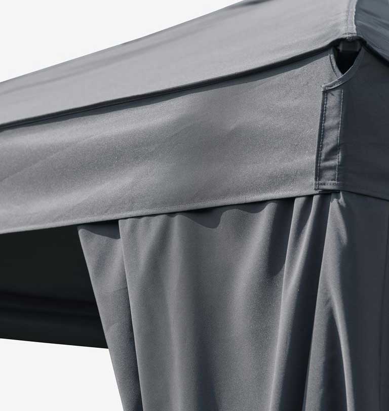 Paviljon Northern Star 3x3x2,78m Siva - pogled 5