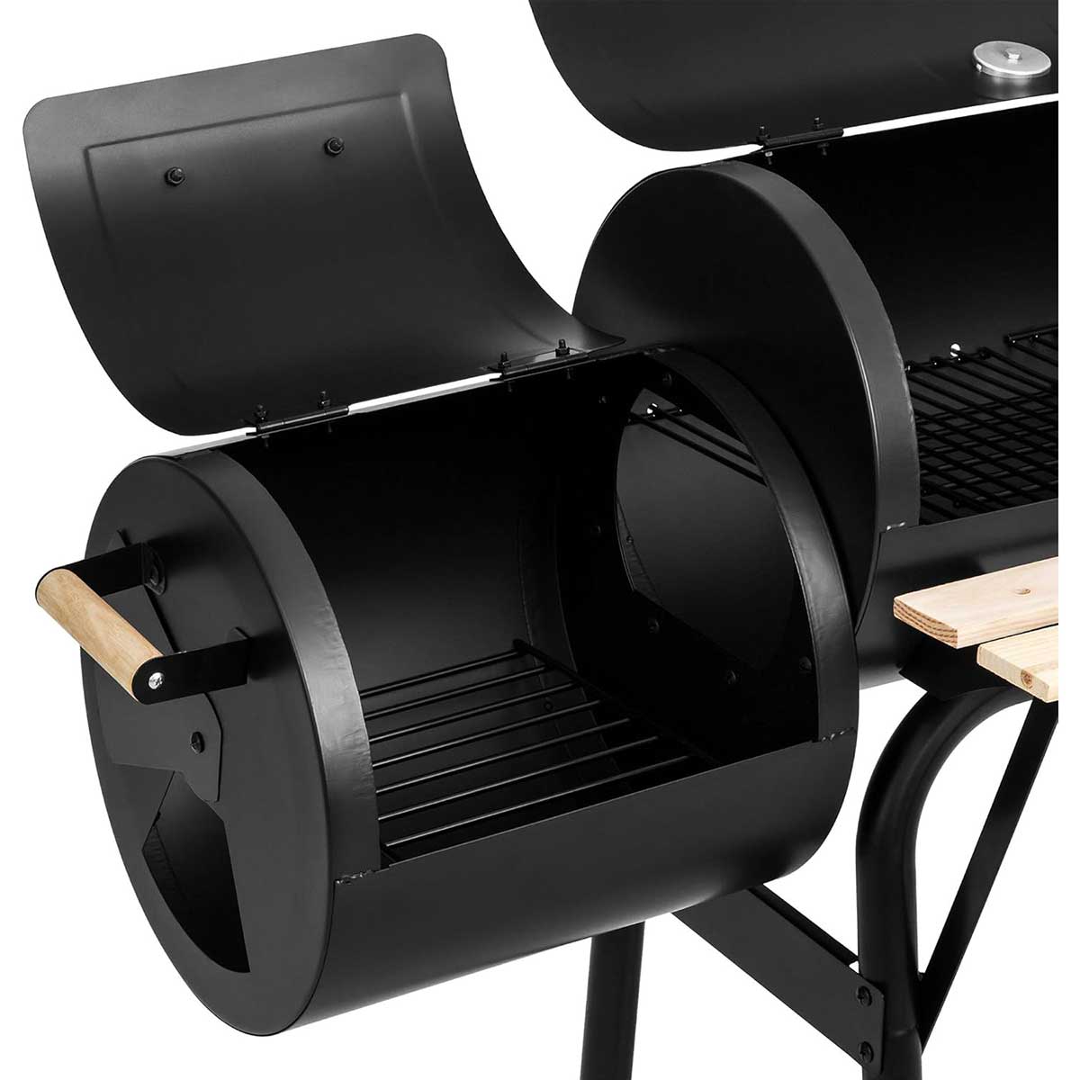 Cilindrični Roštilj Sa Pušnicom 2 u 1 - pogled 5