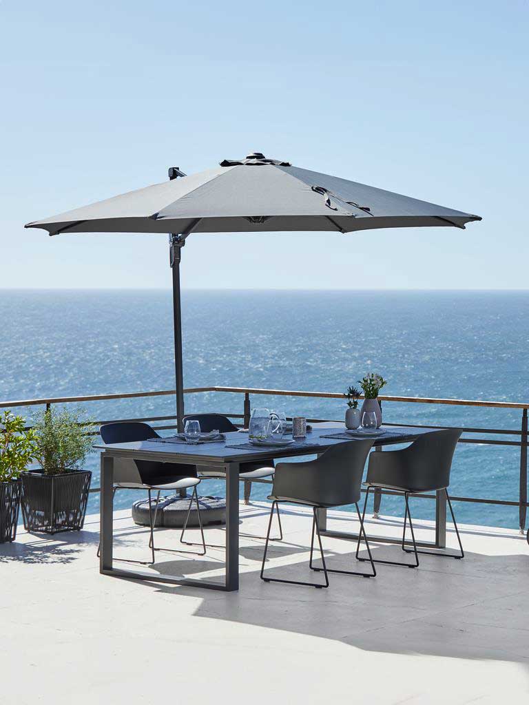 Viseći Suncobran Sa Podesivim Nagibom i Rotacijom 360 stepeni - pogled 5