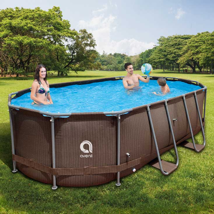 Avenli Montažni bazen sa metalnom konstrukcijom 427x275x100cm 8073L 26-372000 - pogled 5