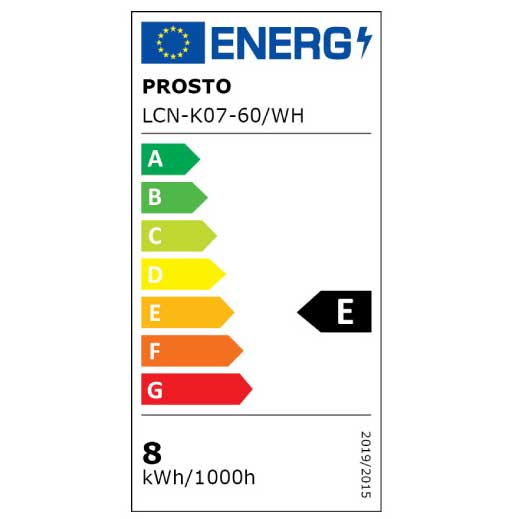 Zidna LED lampa 8W IP44 LCN-K07-60/WH - pogled 5
