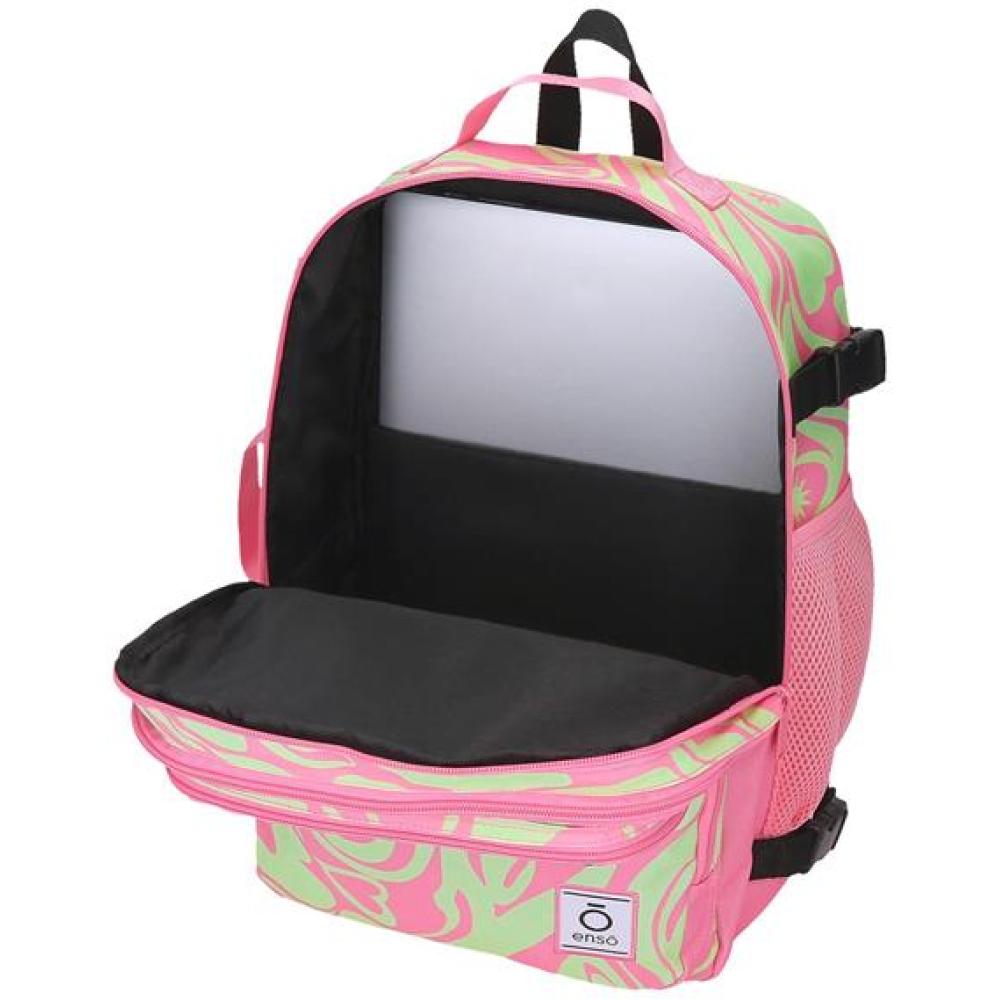 Ranac za put - kabinski ranac Enso Fleur pink 98726 - pogled 5