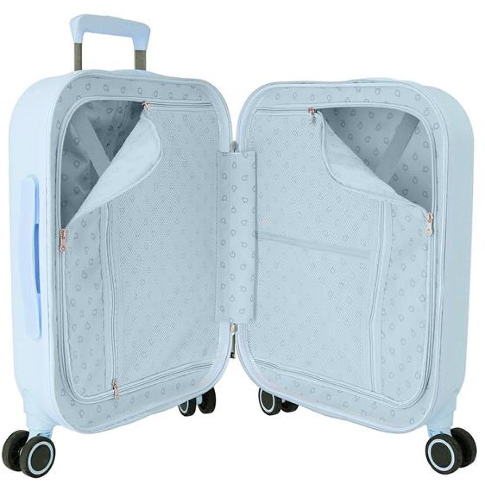 Kabinski kofer 55cm Enso Full Of Flowers sky blue 97791 - pogled 5