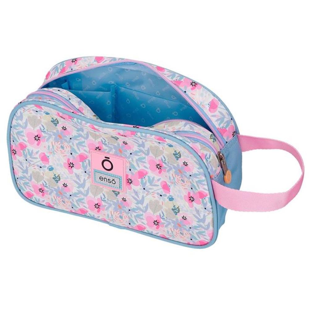 Neseser za kozmetiku Enso Full Of Flowers pink 97744 - pogled 5