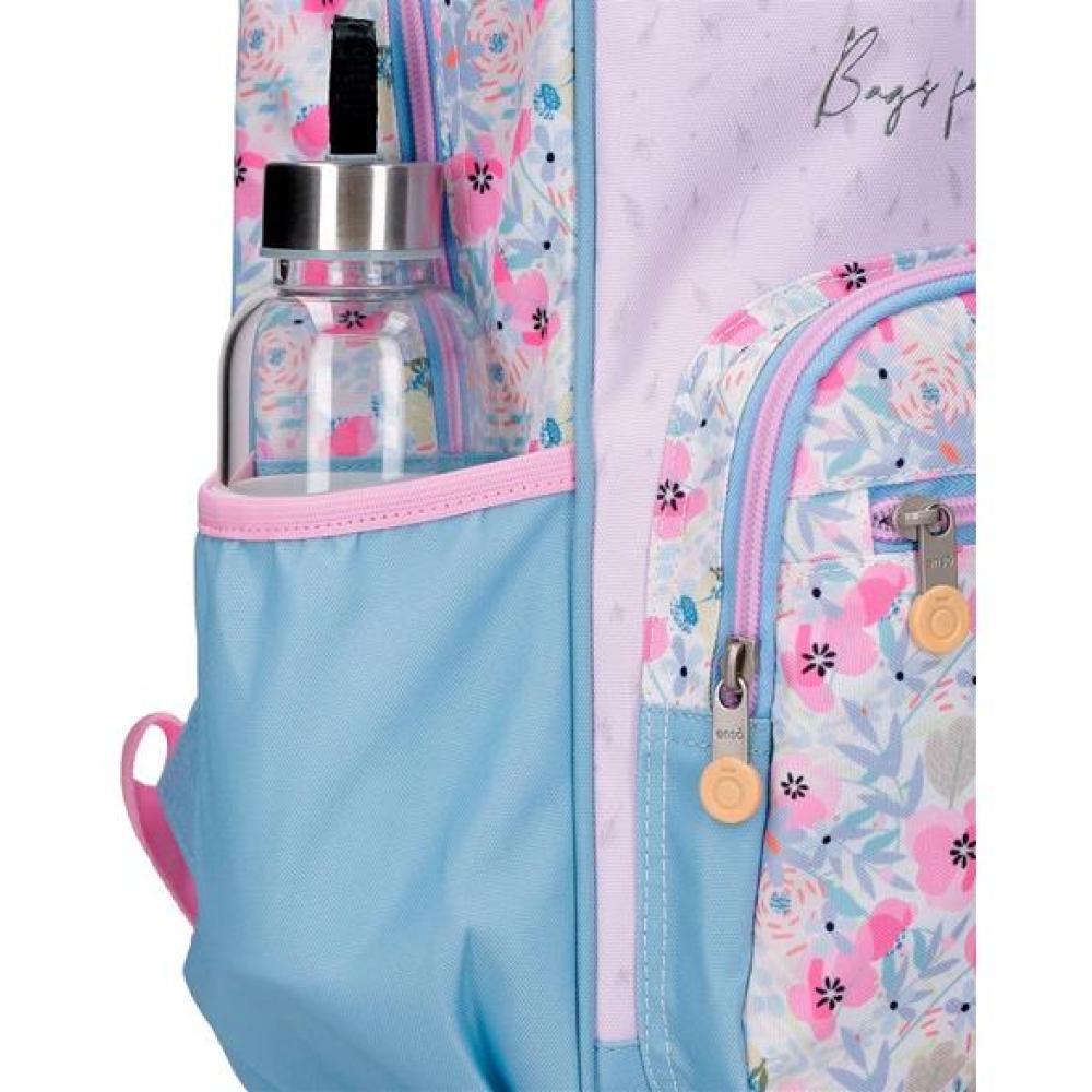 Ranac za školu 38cm Enso Full Of Flowers pink 97724 - pogled 5