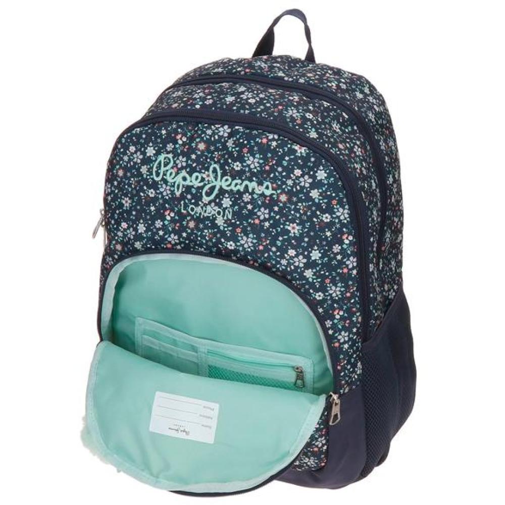 Školski ranac 44cm sa pregradom za tablet Pepe Jeans Alenka navy 67125 - pogled 5