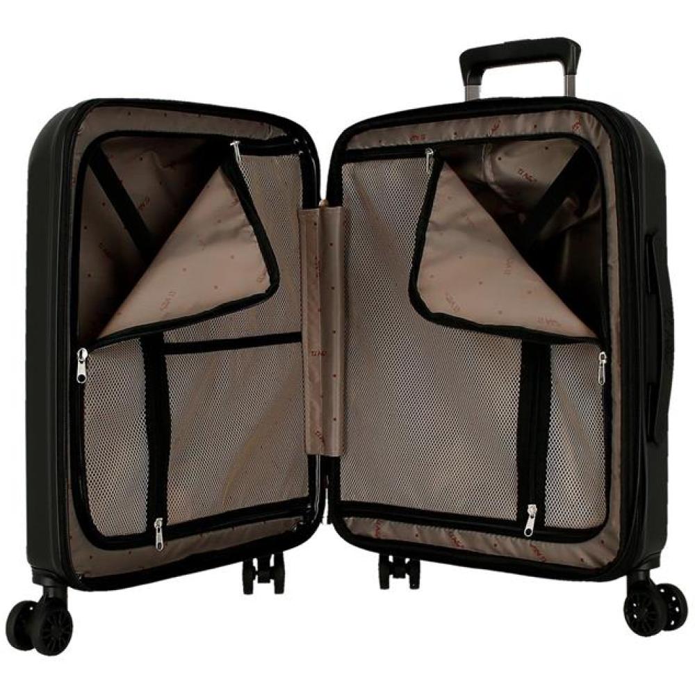 Kabinski proširivi kofer 55cm El Potro Vera black 53386 - pogled 5