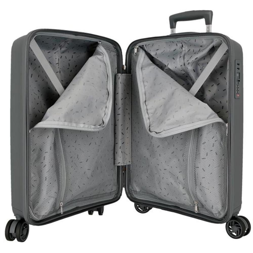 Putni koferi od polipropilena 56cm i 66cm Movom Moon grey 55195 - pogled 5