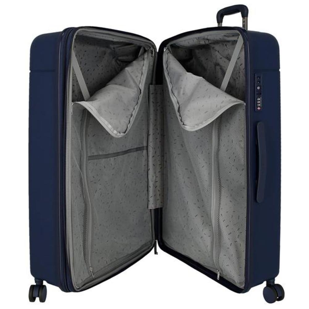 Proširivi polipropilenski koferi 55cm i 68cm Movom New Trendy navy 53889 - pogled 5