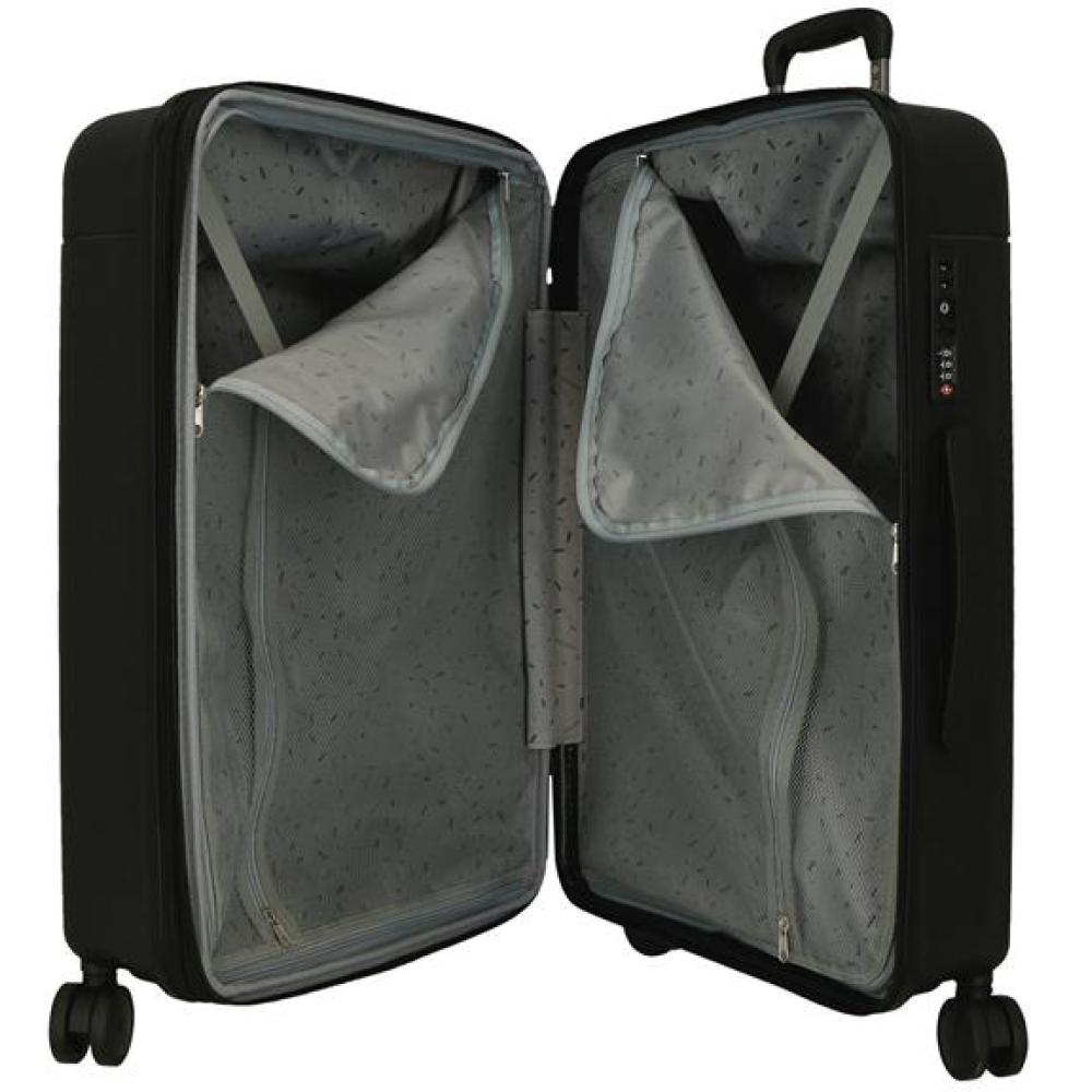 Proširivi polipropilenski koferi 55cm i 68cm Movom New Trendy black 53889 - pogled 5